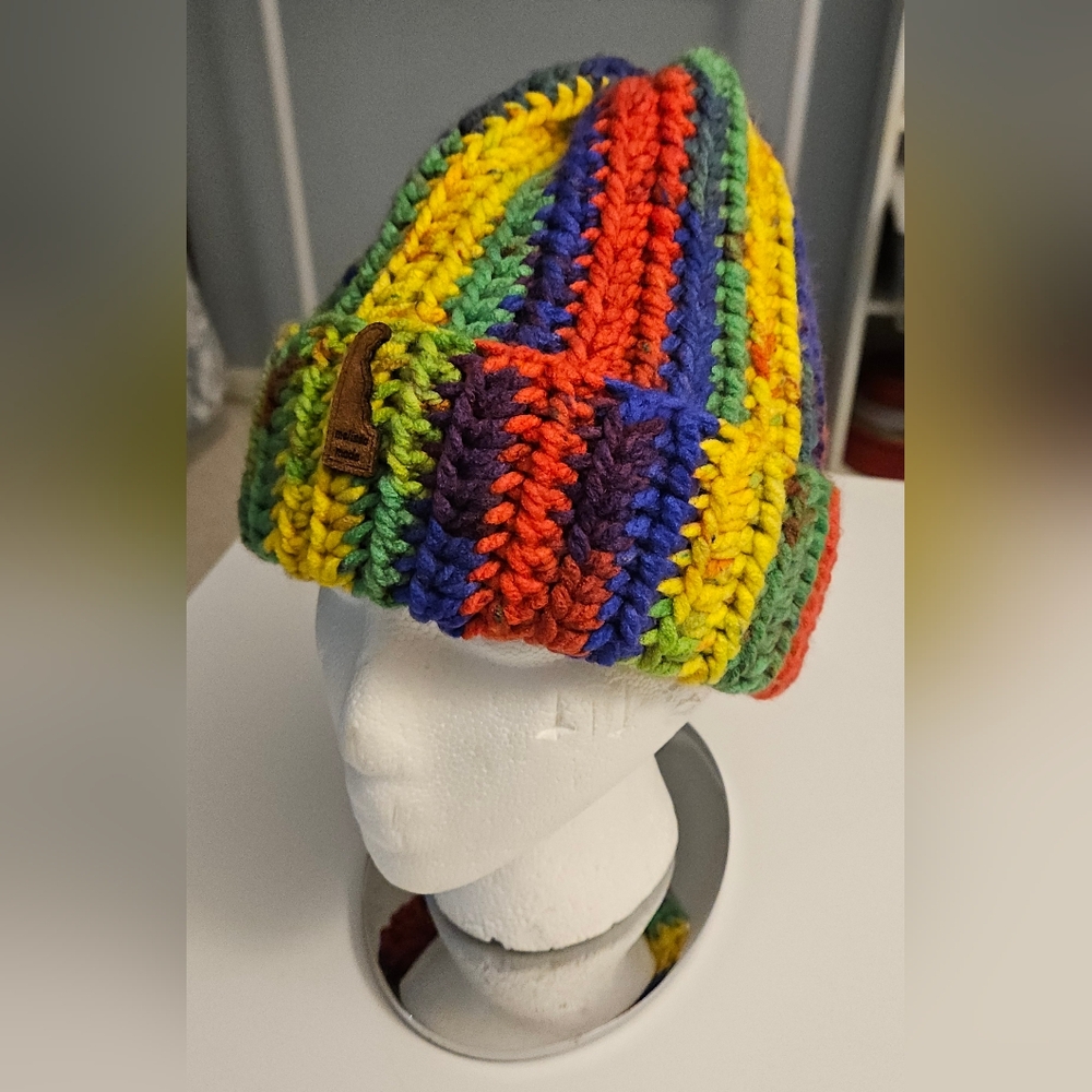 Handmade Multicolor Crochet Beanie